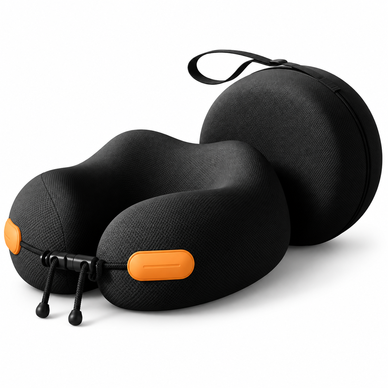 Ergonomic Memory Foam Travel Neck Pillow – Premium Comfort with Portable Storage Case