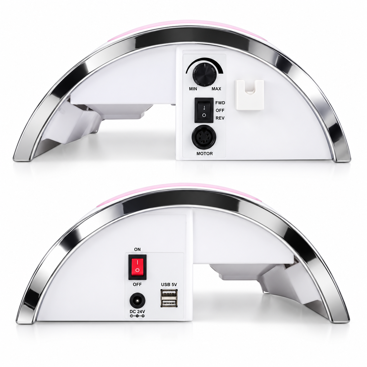 4-in-1 Professional Nail Station – 54W UV LED Lamp, 25,000 RPM Nail Drill & Dust Collector
