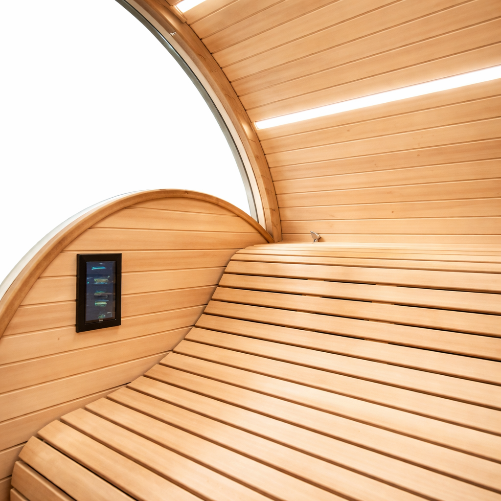 Oxy Chamber Infrared Home Sauna 1050W with Negative Air Ion