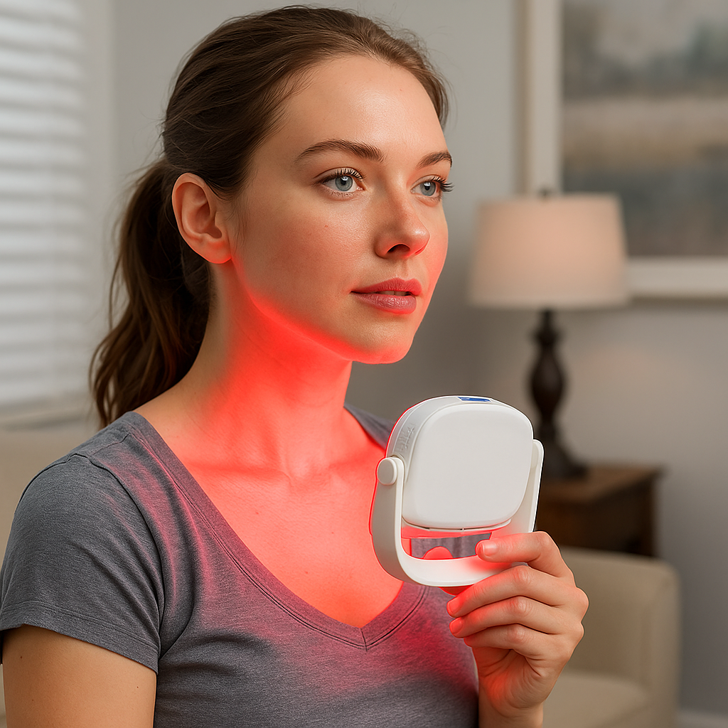 Compact Red & Near-Infrared LED Light Panel – 12 LEDs, 660nm & 850nm