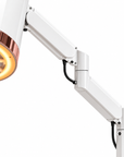 Mobile Nail Dust Collector with LED Light – Adjustable Arm & Rolling Stand