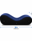 Inflatable Ergonomic Wave Lounge Chair with Electric Air Pump – Contoured Relaxation