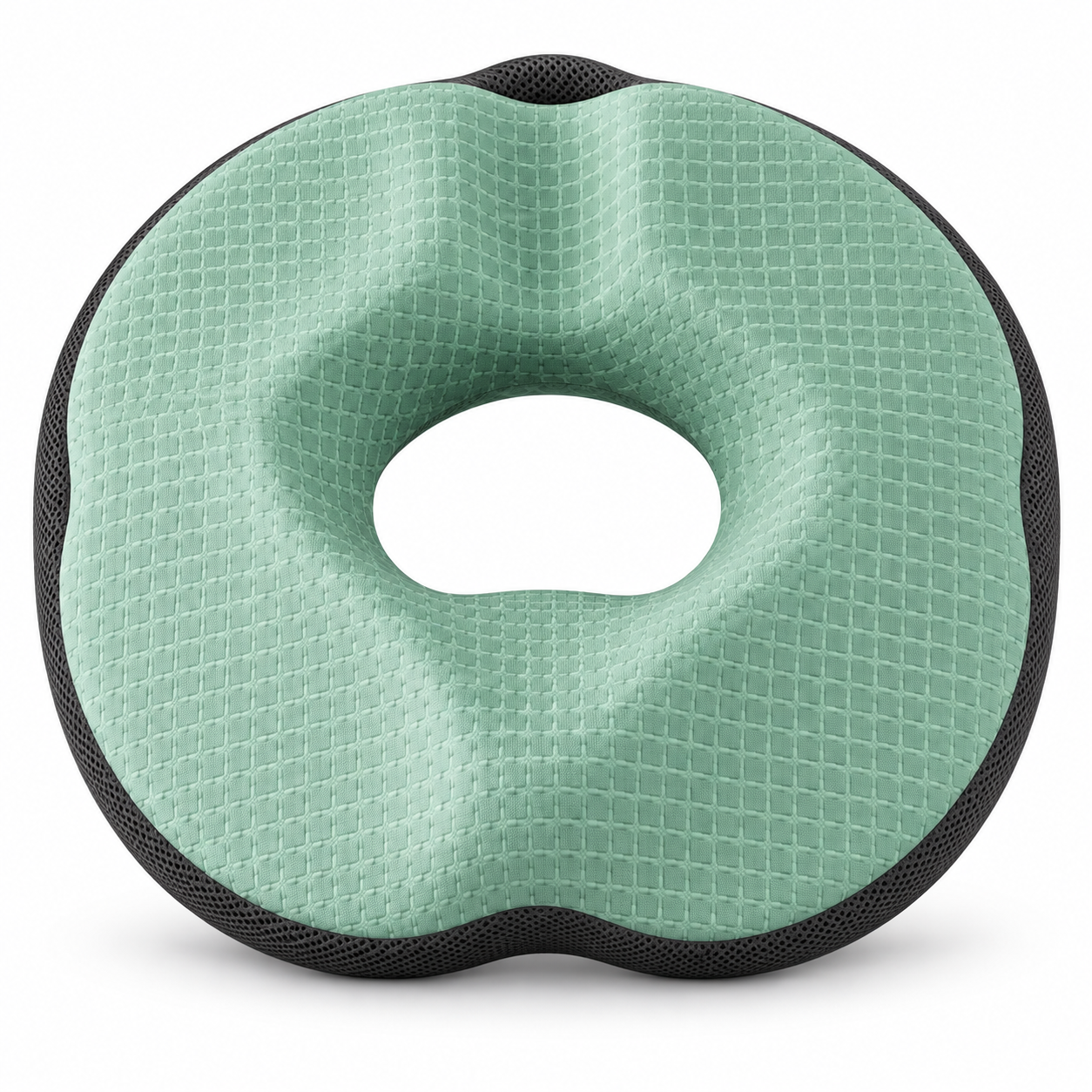 Ergonomic Memory Foam Donut Seat Cushion with Center Cutout – Chair Pillow for Office, Home and Car