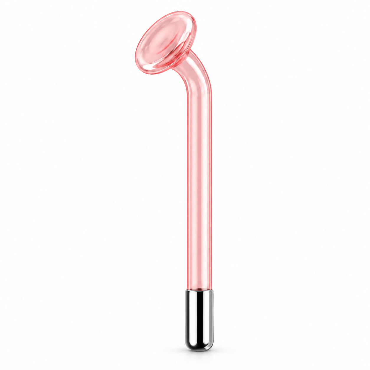 Flat High Frequency Glass Electrode Replacement Tube – Red Facial Wand Tip