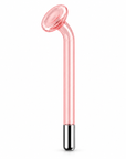 Flat High Frequency Glass Electrode Replacement Tube – Red Facial Wand Tip