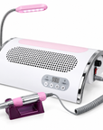 4-in-1 Professional Nail Station – 54W UV LED Lamp, 25,000 RPM Nail Drill & Dust Collector