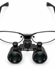 Professional 2.5X Dental Binocular Loupes – 420mm Flip-Up Magnifying Glasses