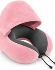 Hooded Memory Foam Travel Neck Pillow – Ergonomic Comfort for Every Journey