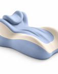 Ergonomic Memory Foam Prone Support Pillow with Adjustable Headrest – Full Body Relaxation Cushion