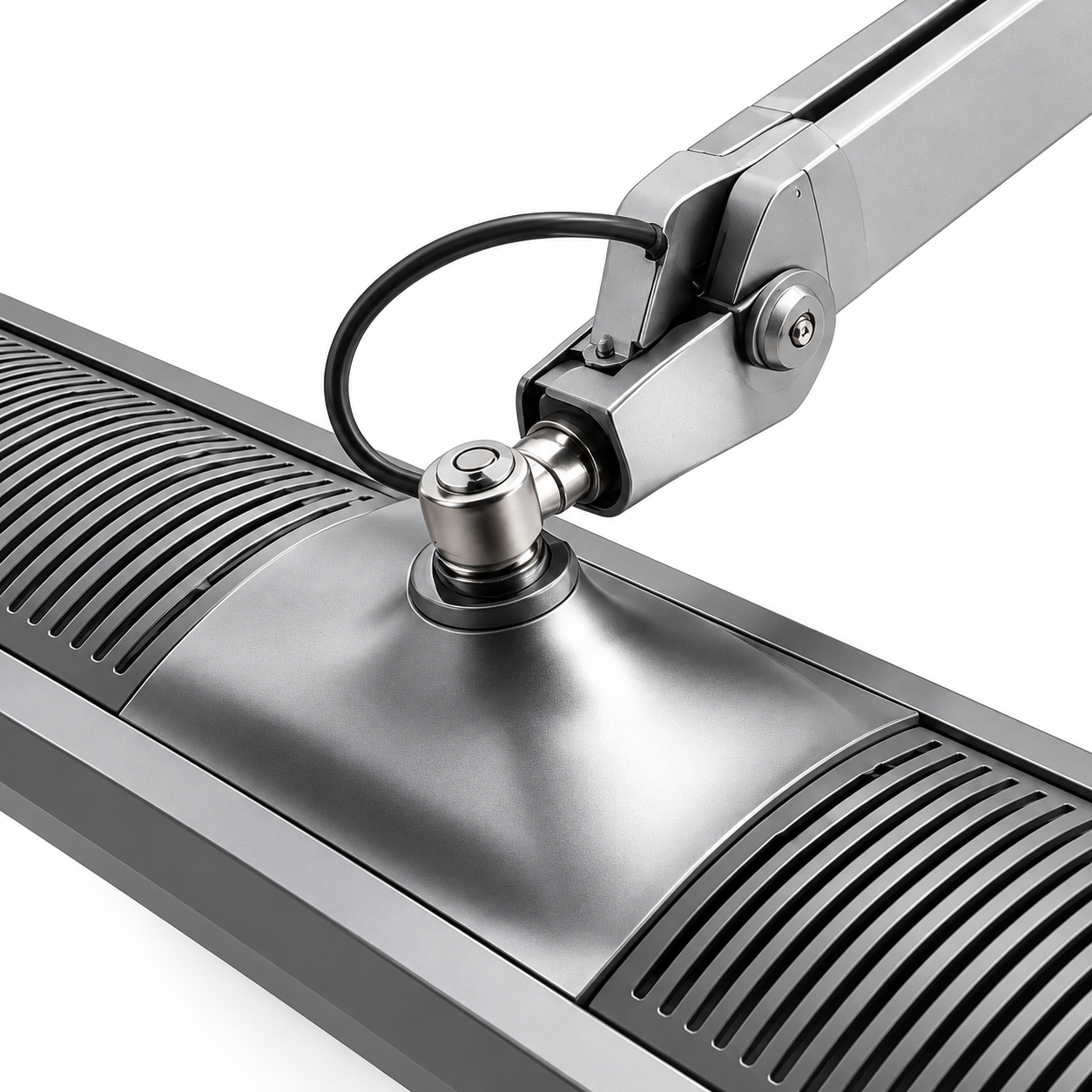 Professional 45W Dimmable LED Beauty Salon Task Lamp – Touch Control, 6000K Daylight & Adjustable Clamp Arm