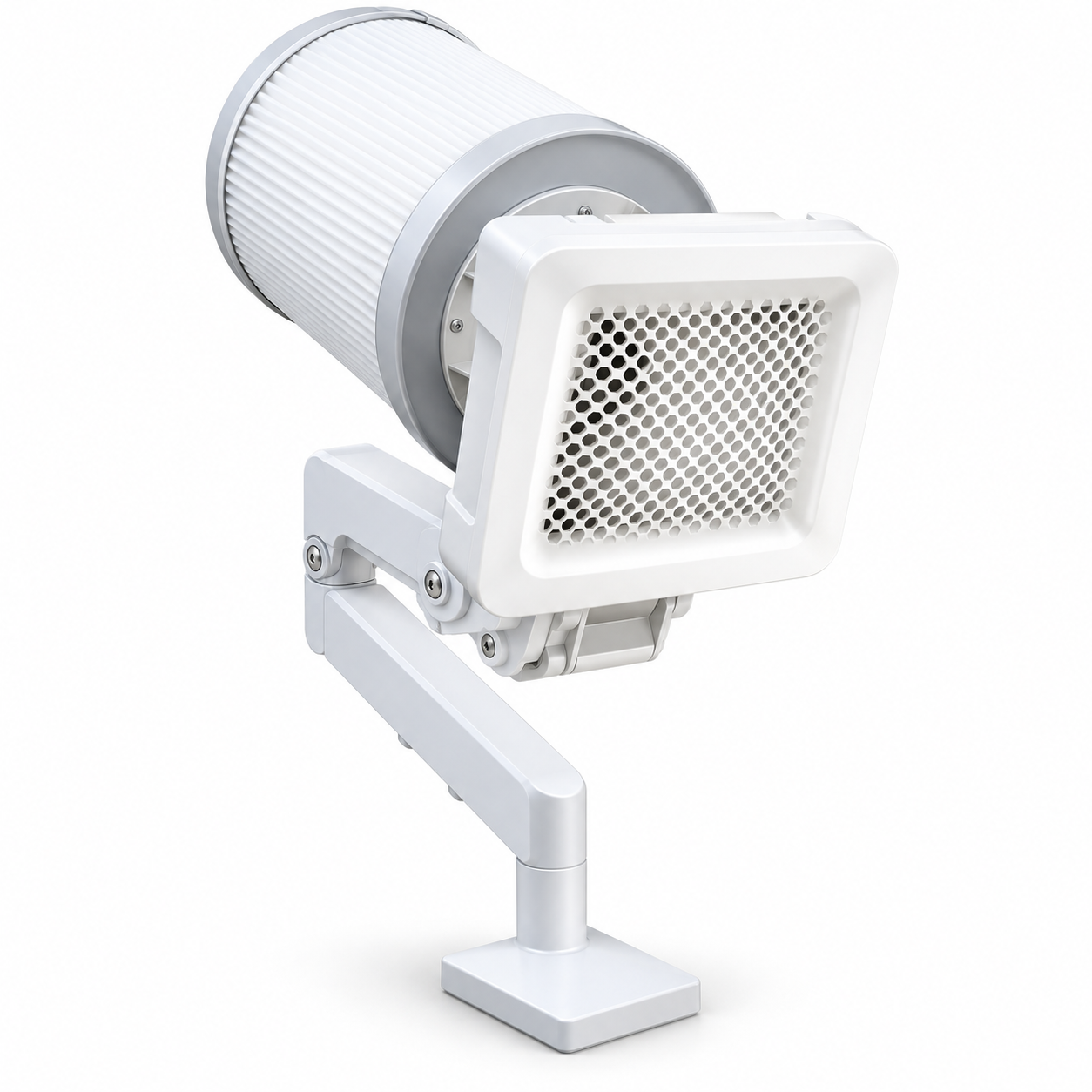 Professional Nail Dust Collector with Adjustable Arm, LED Light & Replaceable Filter