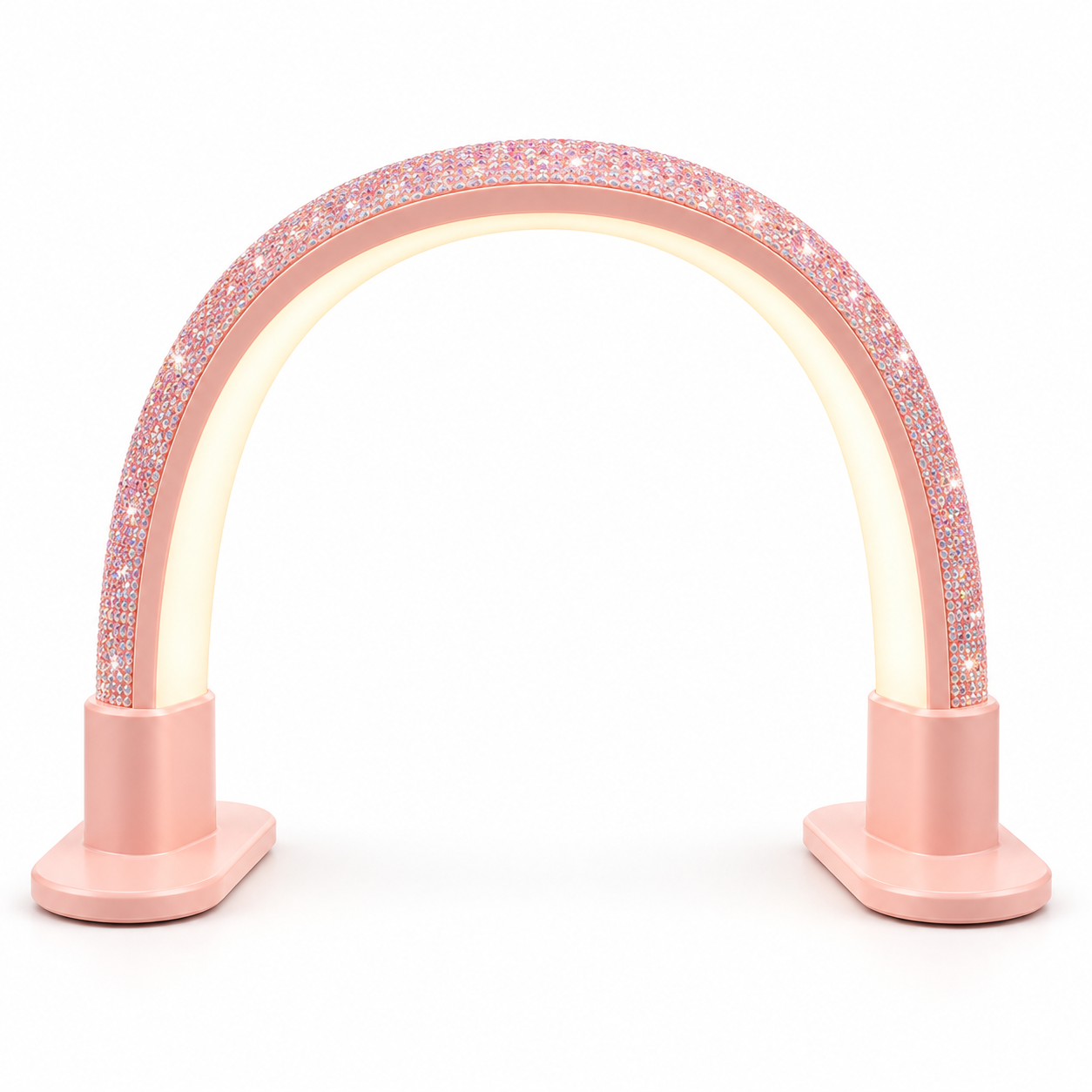 Luxury Crystal LED Nail Arch Lamp – 15W, 224 LEDs, 3-Color Professional Manicure Lighting