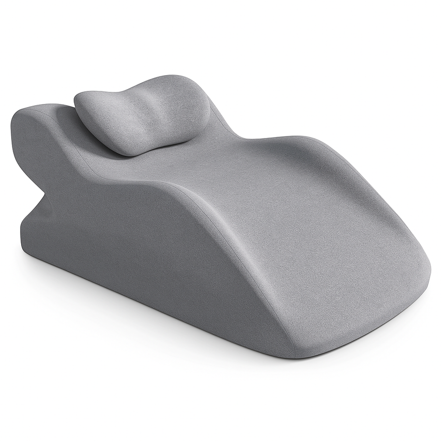 THEIA Prone Relax XL Pillow – Ergonomic Memory Foam Face Down Support for Sleeping, Reading & Phone Use