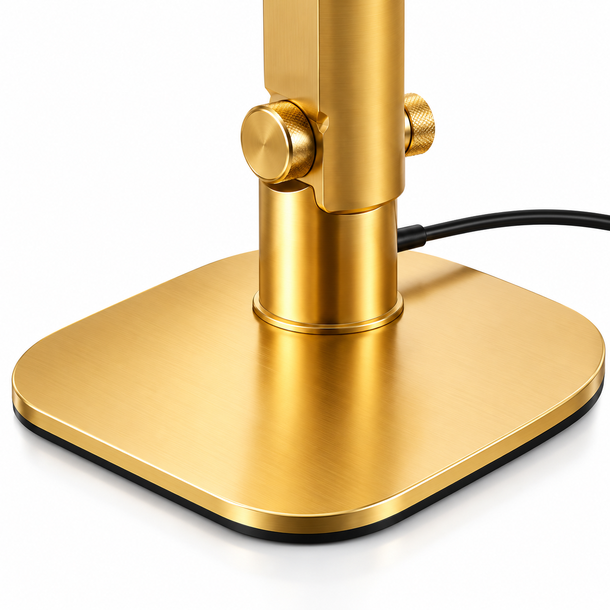 Luxury Gold Professional LED Nail Desk Lamp – Adjustable 3-Color Salon Lighting