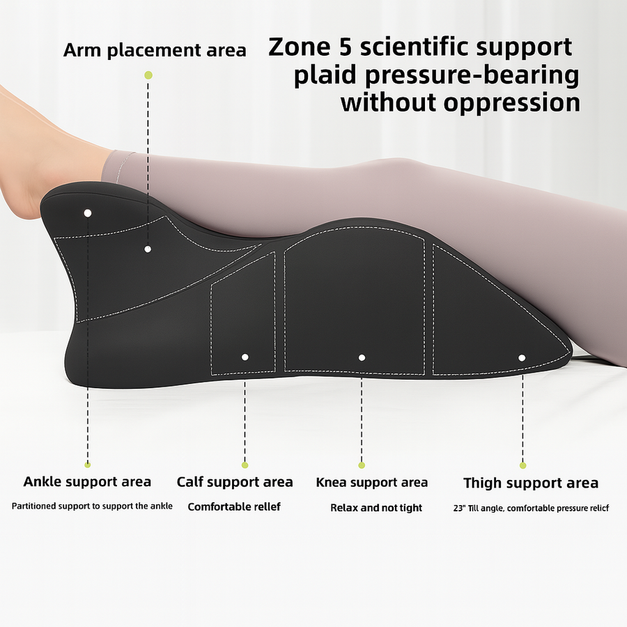 THEIA Ergonomic Memory Foam Support Pillow for Sleeping, Reading, Phone Use and Prone Resting – Neck, Chest, and Leg Backrest Cushion