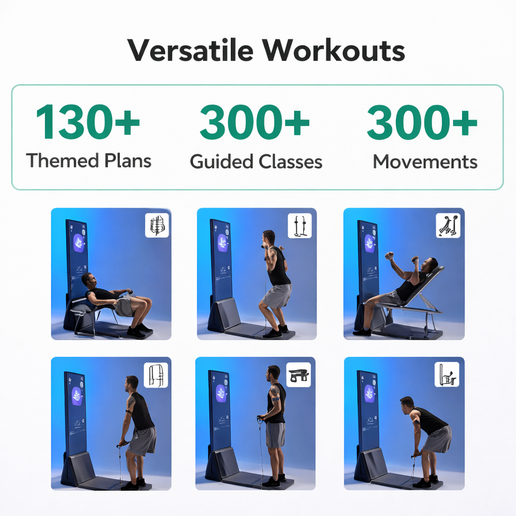 Smart AI Home Gym Equipment for Full-Body Training – Luxury Indoor Fitness System