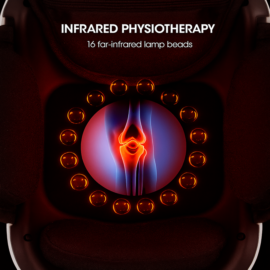 Theia KneeRelief Pro: Advanced 3-in-1 Knee Massager for Fast Pain Relief & Recovery