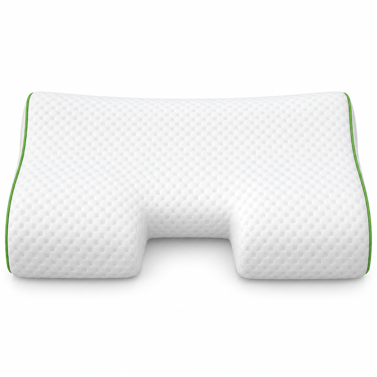 Ergonomic Memory Foam Cervical Pillow with Neck Support and Arm Cutout – Contoured Sleeping Pillow