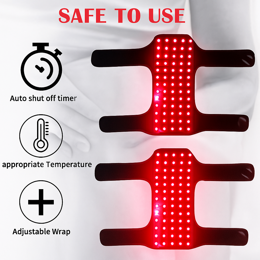 Theia Red Wave Knee Pro Red & Infrared Therapy Wrap: Advanced Joint Care