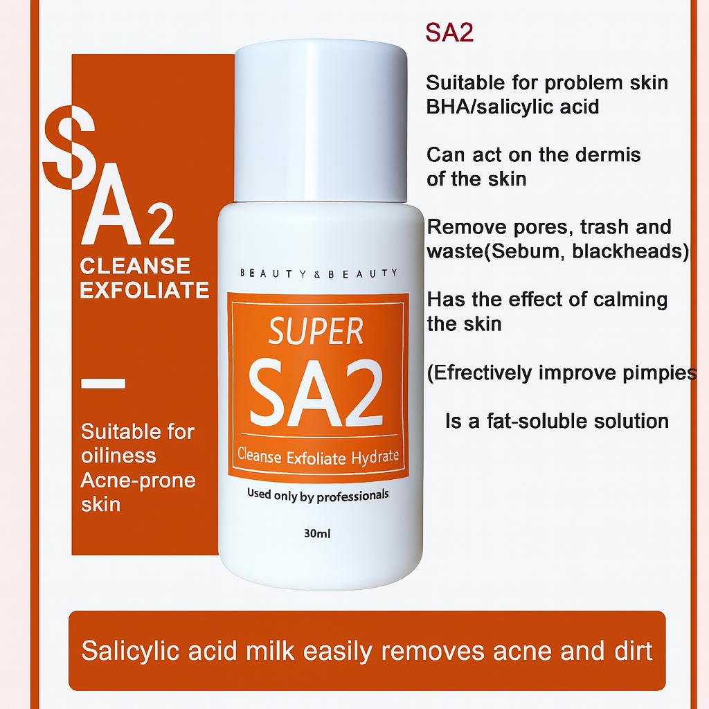 Hydrafacial Strong Solution Concentrate 30ml – Deep Cleansing Aqua Peeling Serum for Facial Machines