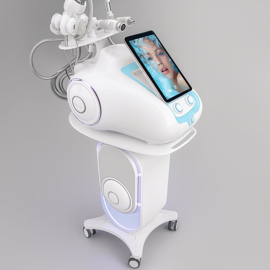 Theia SkinClinic 6-in-1 – Premium Hydro Dermabrasion Device for Professional Facial Treatments