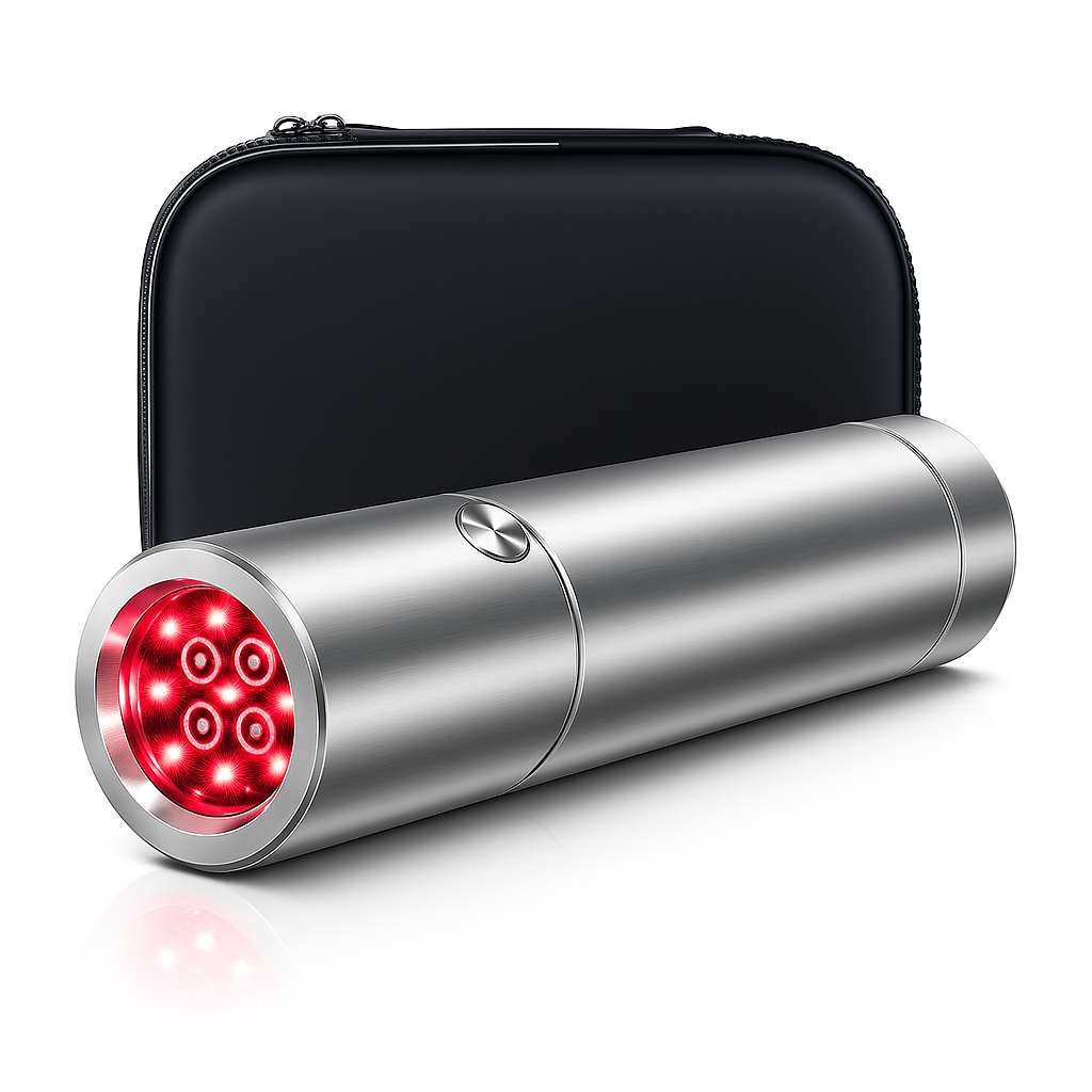 Theia Red Light Therapy Torch Handheld for Muscle Pain Relief 5 Wavelength 630nm 660nm 710nm 850nm 900nm