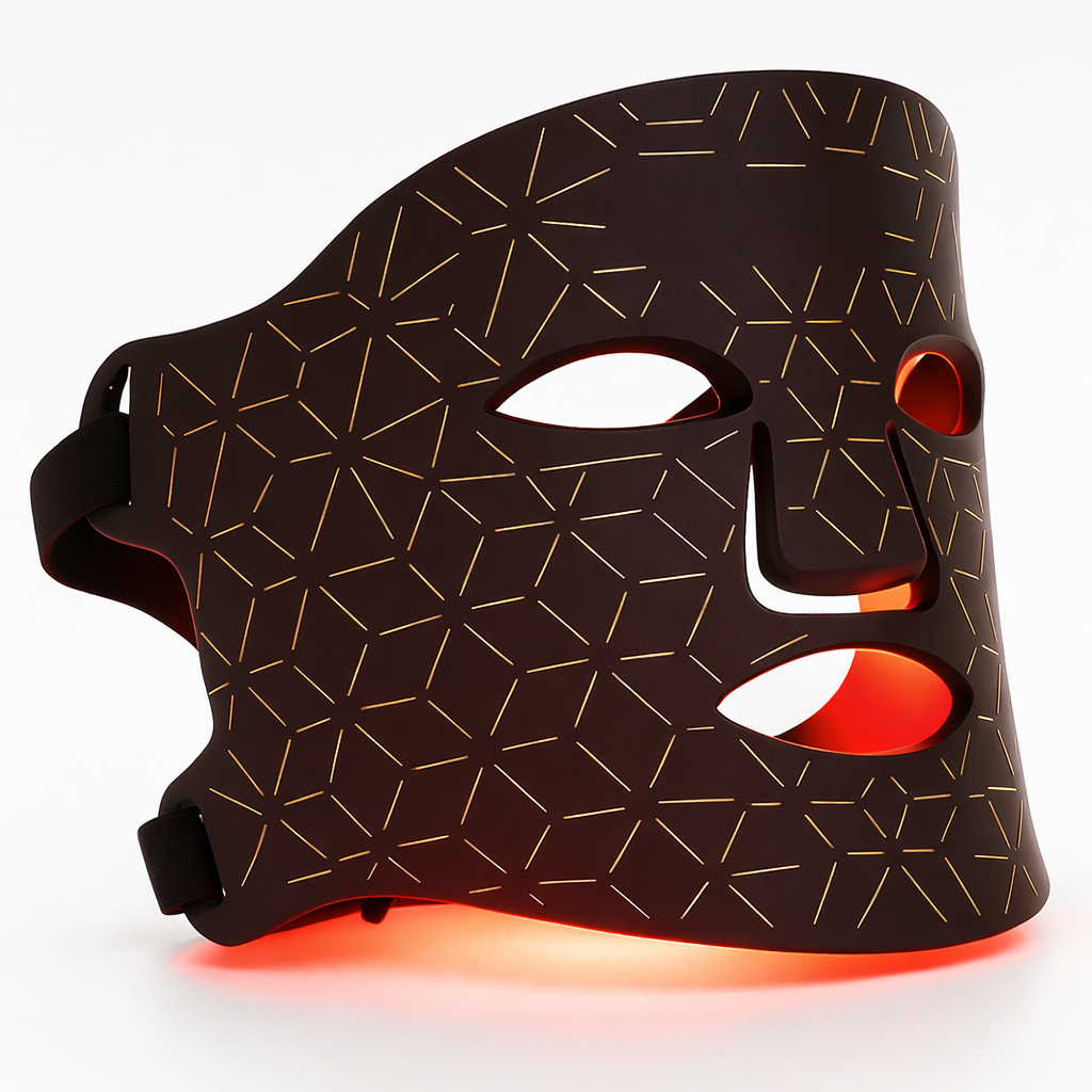 LED Facial Therapy Mask – 8-Color Red & Near-Infrared Light for Firming, Whitening & Anti-Redness