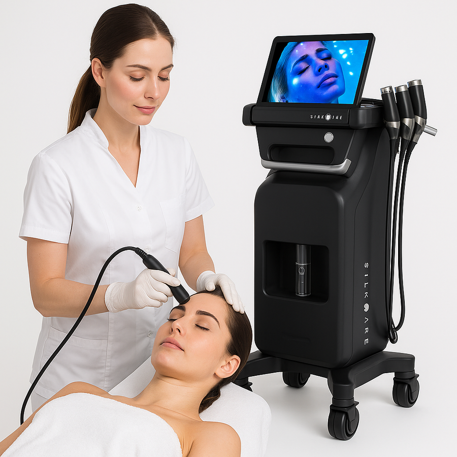 Theia UltraSilk+ 4-in-1 Professional Facial System – Hydra Peeling, Oxygen Jet, DPT Infusion & Plasma Care