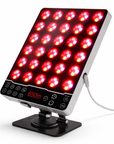 8 Modes Red Light Therapy Panel with 660nm / 850nm / 590nm / 415nm – Mini Desktop LED Device