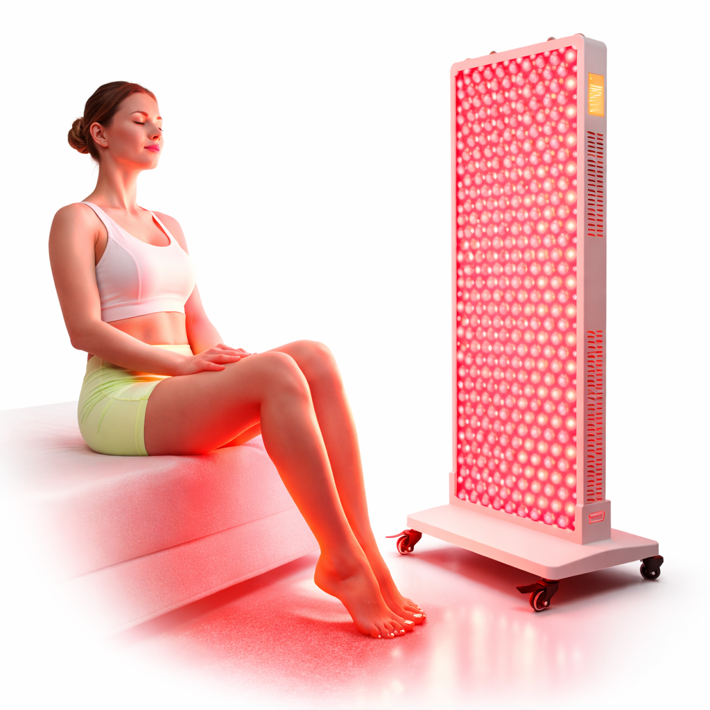 Red Light Therapy Panel – 432 LEDs, Touch Screen, 8 Wavelengths