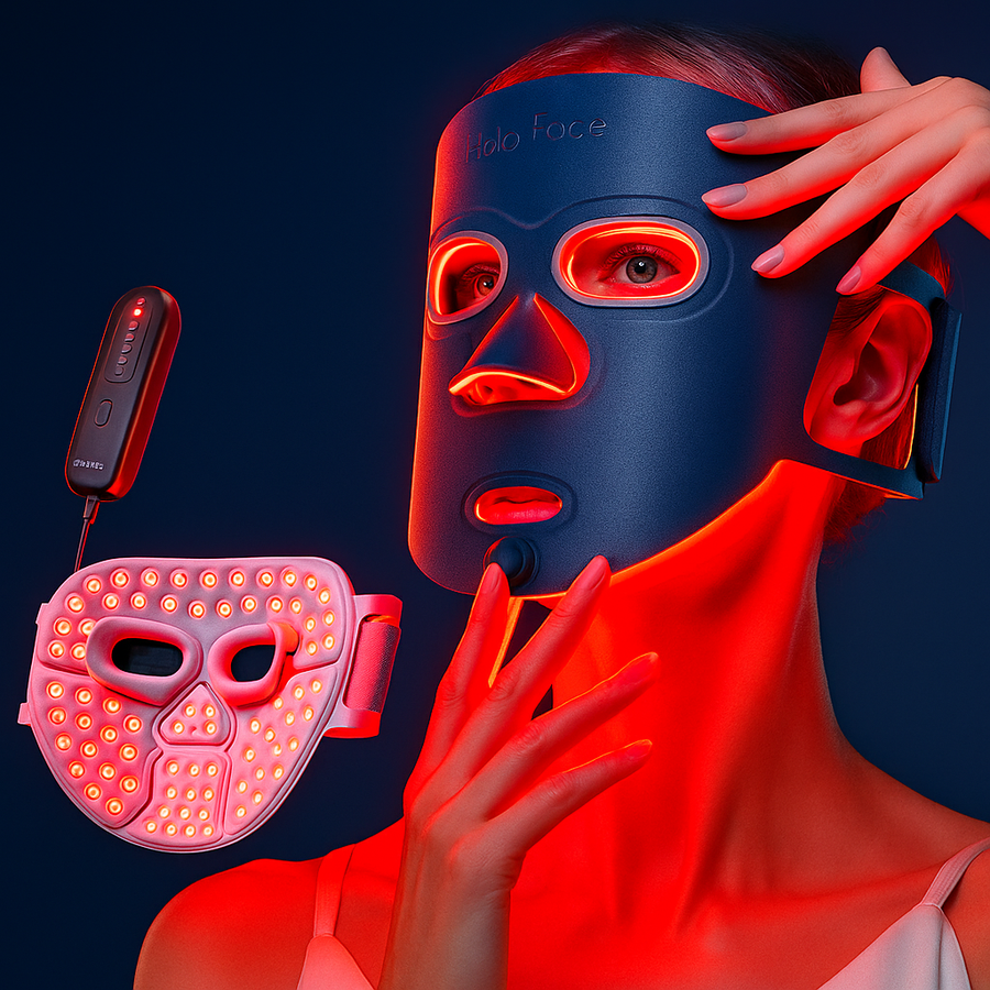 Professional Ultra-light  LED Facial Mask – Red Light & Near-Infrared Skin Therapy