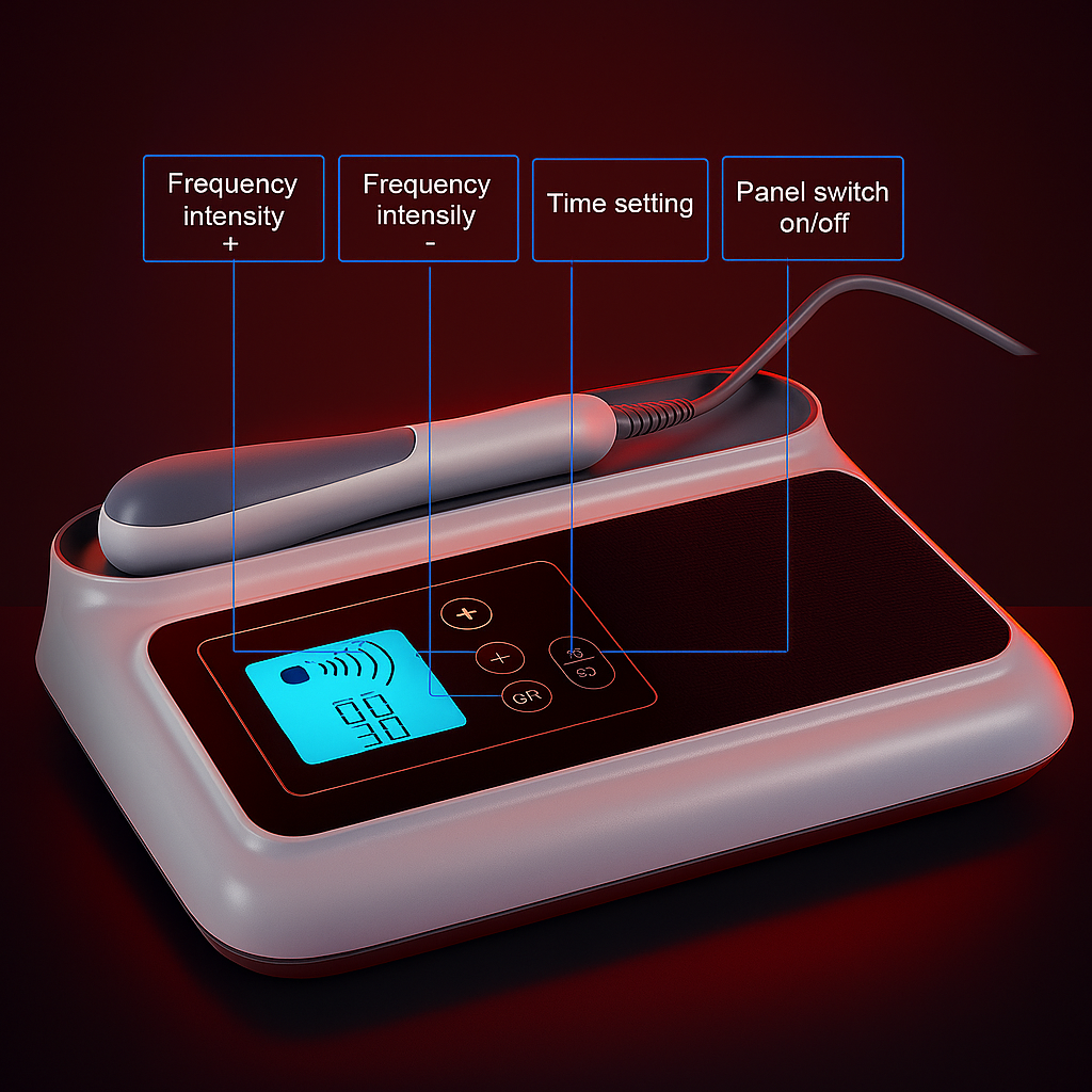 Ultrasonic Therapy Machine for Home Wellness | Adjustable Dual-Frequency Device for Muscle Relaxation & Everyday Comfort