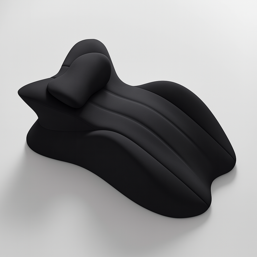THEIA Ergonomic Memory Foam Support Pillow for Sleeping, Reading, Phone Use and Prone Resting – Neck, Chest, and Leg Backrest Cushion