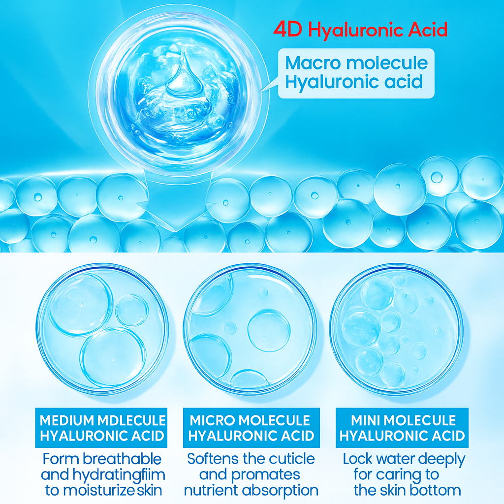 Glamour Premium Hyaluronic Acid Serum 10pcs = 150ml