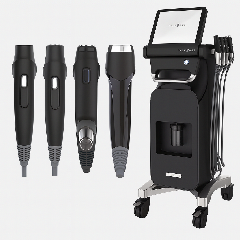 Theia UltraSilk+ 4-in-1 Professional Facial System – Hydra Peeling, Oxygen Jet, DPT Infusion & Plasma Care