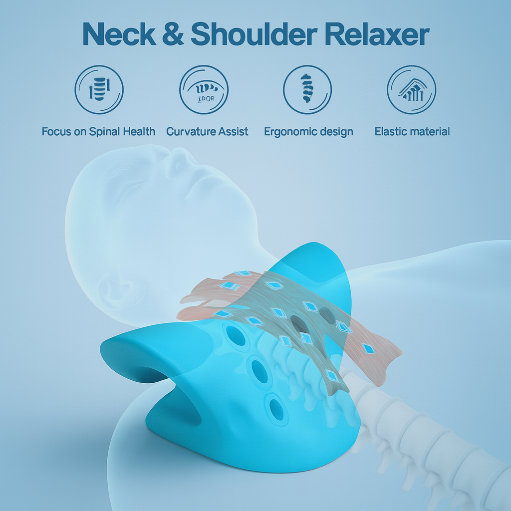 Theia Cervical Traction Pillow – Effective Relief for Neck, Shoulder & Spine Alignment
