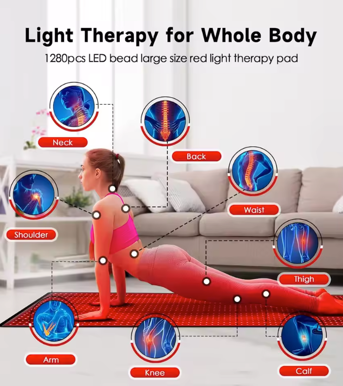 Theia Red Infrared Light Therapy Mat for Whole Body