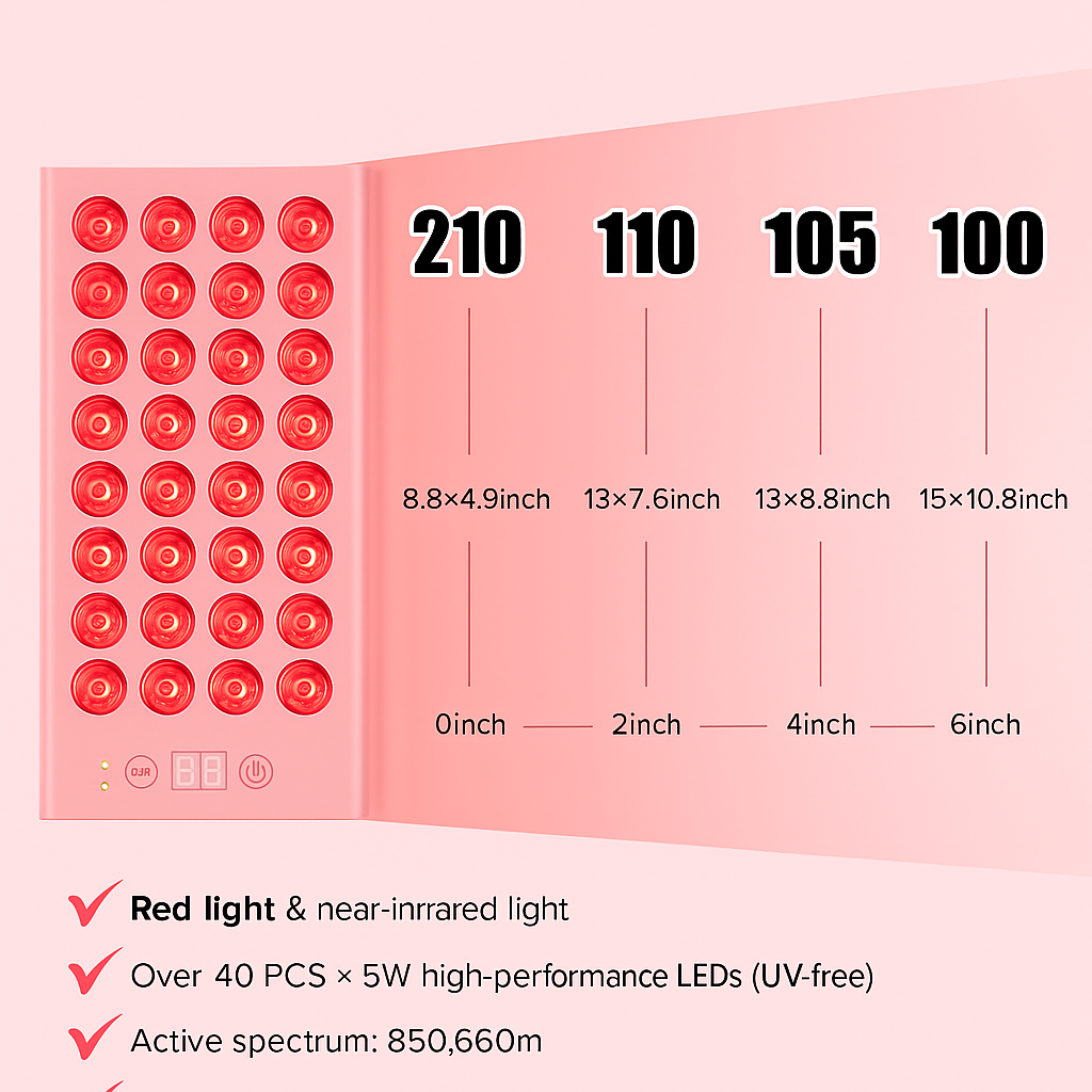 RTL40 Portable Red Light Therapy Device