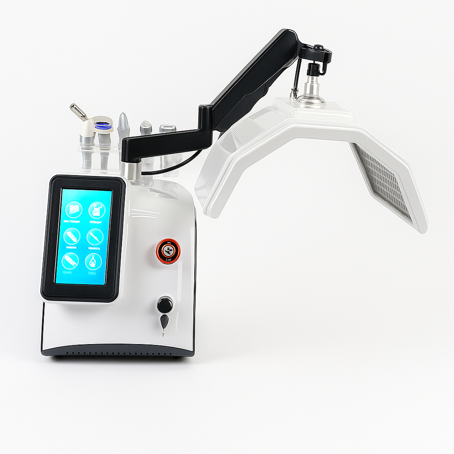 Photodynamic 7 Colors With High Power Piranha LEDS PDT Machine 5 Handles Light Therapy Facial Care
