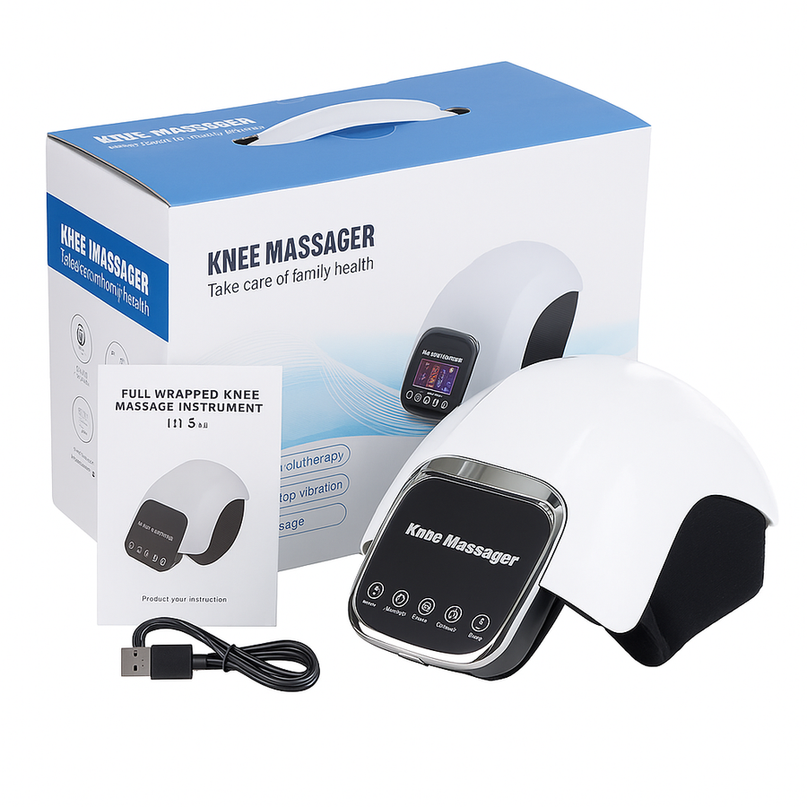 Theia KneeRelief Pro: Advanced 3-in-1 Knee Massager for Fast Pain Relief & Recovery