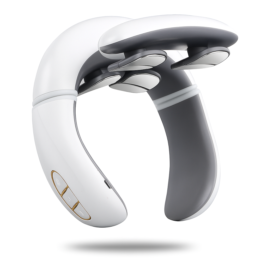 Smart Neck Massager with Heat and Adjustable Massage Modes | Portable Wellness Device for Everyday Neck Comfort