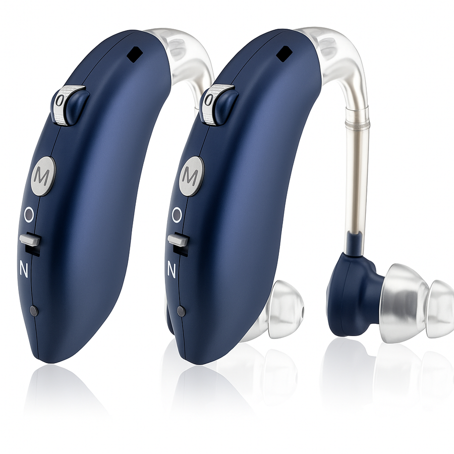 Mini Rechargeable Digital Hearing Aid – BTE Sound Amplifier for Elderly, Portable with Adjustable Tone