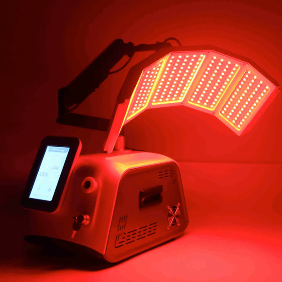 Photodynamic 7 Colors With High Power Piranha LEDS PDT Machine 5 Handles Light Therapy Facial Care