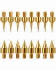 20-Piece Gold Plasma Pen Replacement Needle Tips – Fine & Standard Pointed Screw-In Electrodes