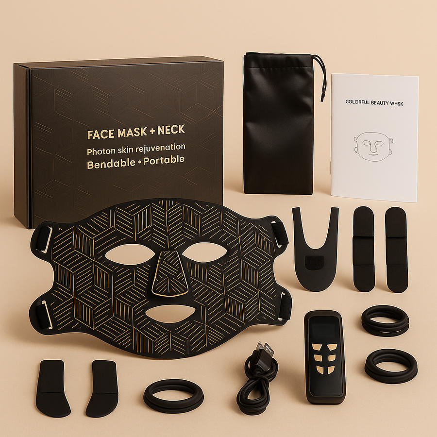 YouthGlow Advanced LED Facial Mask: Enhance Collagen & Skin Clarity