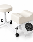 Professional Pedicure Footrest & Technician Stool Set with Dust Collector Fan