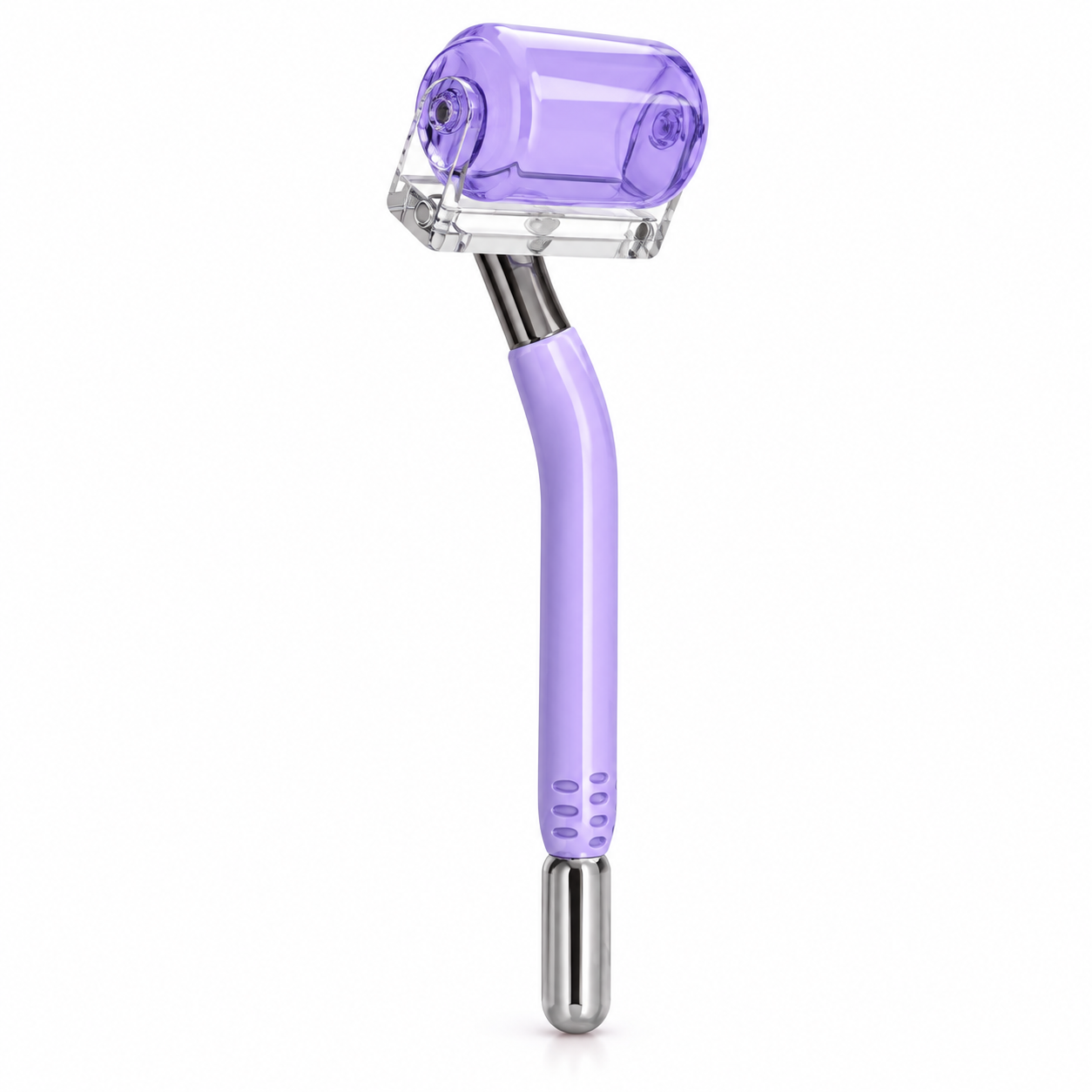 High Frequency Facial Roller Replacement Electrode – Purple Glass Handpiece