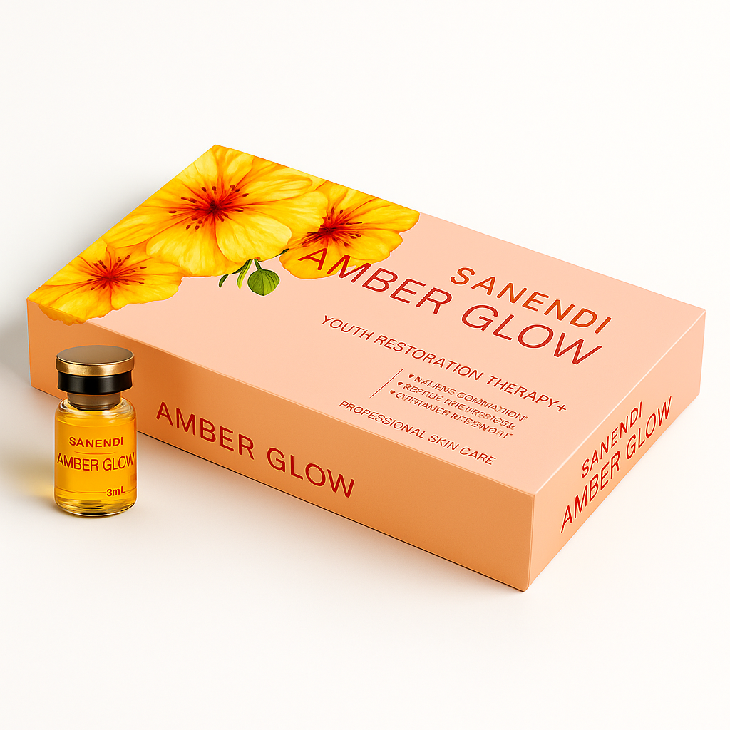 Korean Pink Glow Peptide Serum – Dr. Pen Microneedling Booster with Niacinamide for Radiant Skin & Fine Line Reduction – 10 Vials x 5ml