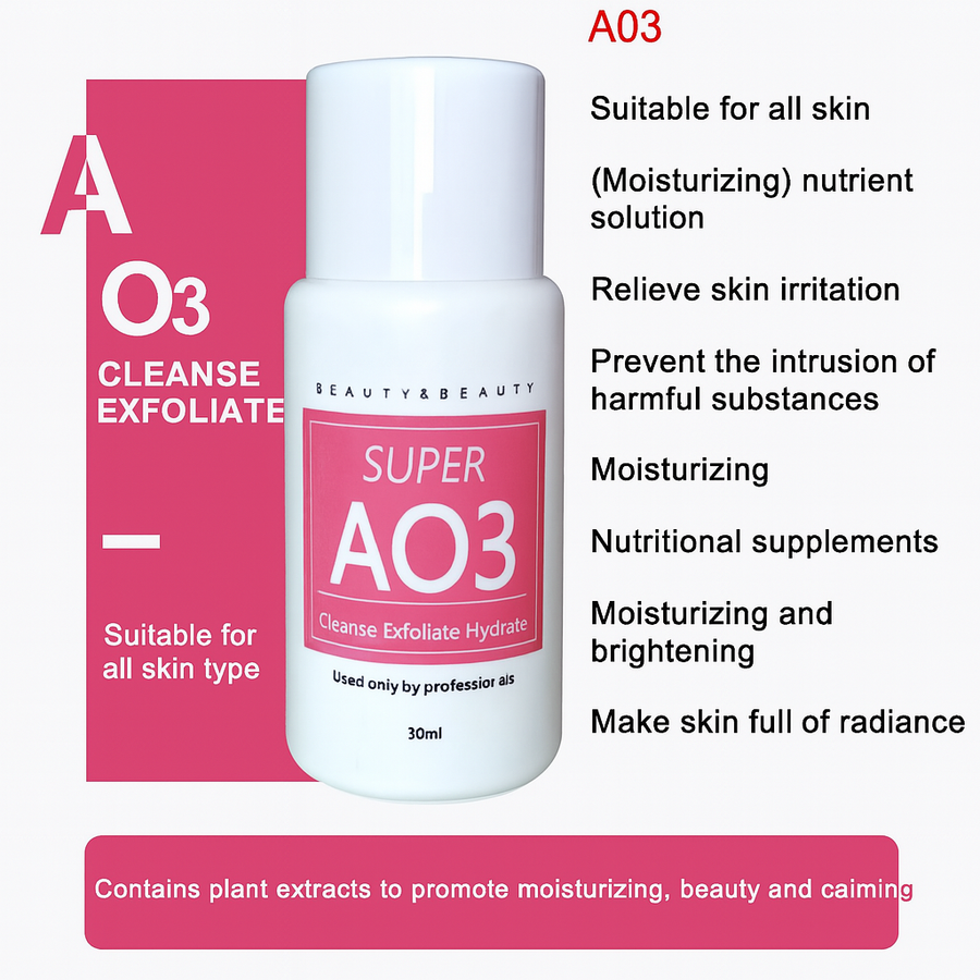 Hydrafacial Strong Solution Concentrate 30ml – Deep Cleansing Aqua Peeling Serum for Facial Machines