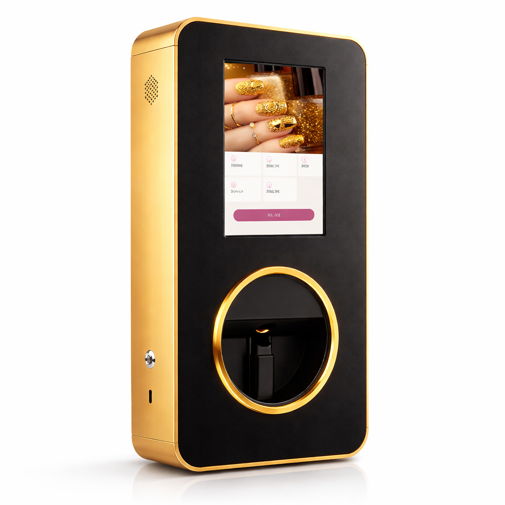 3D Nail Printer with 10.1" Touchscreen – Professional Intelligent Electric Desktop Nail Art Machine for Fast Custom Nail Designs